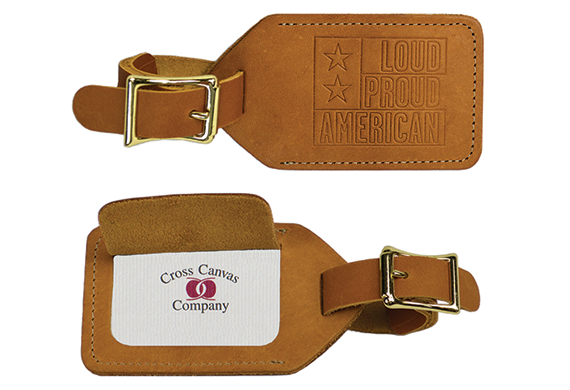 165 Leather Luggage Tag